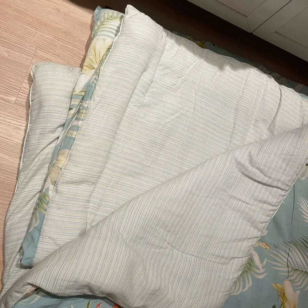 Tommy Bahama Home Tropical Twin Set of Comforter Cover, Sham & Mattress Pad!